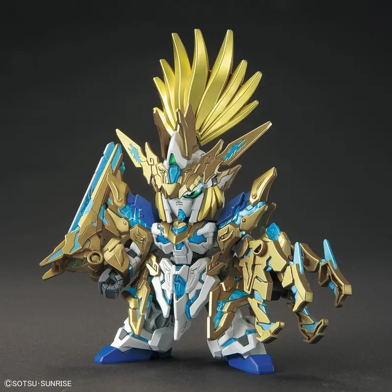 Gundam Sdw #17 Gundam World Heroes Long Zun Liu Bei Unicorn Gundam Model Kit 1