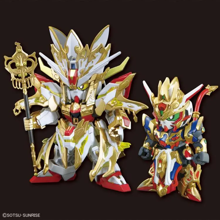 Gundam Sdw #33 Gundam World Heroes Wukong Impulse Gundam (Childhood Ver.) And Sanzo Strike Freedom Gundam Model Kit Set 1