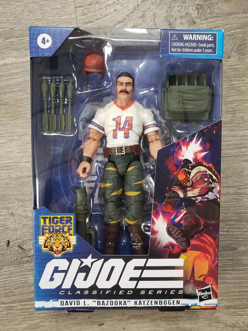 Hasbro G.I. Joe Classified Series #54 Tiger Force David L. "Bazooka" Katzenbogen Action Figure 1