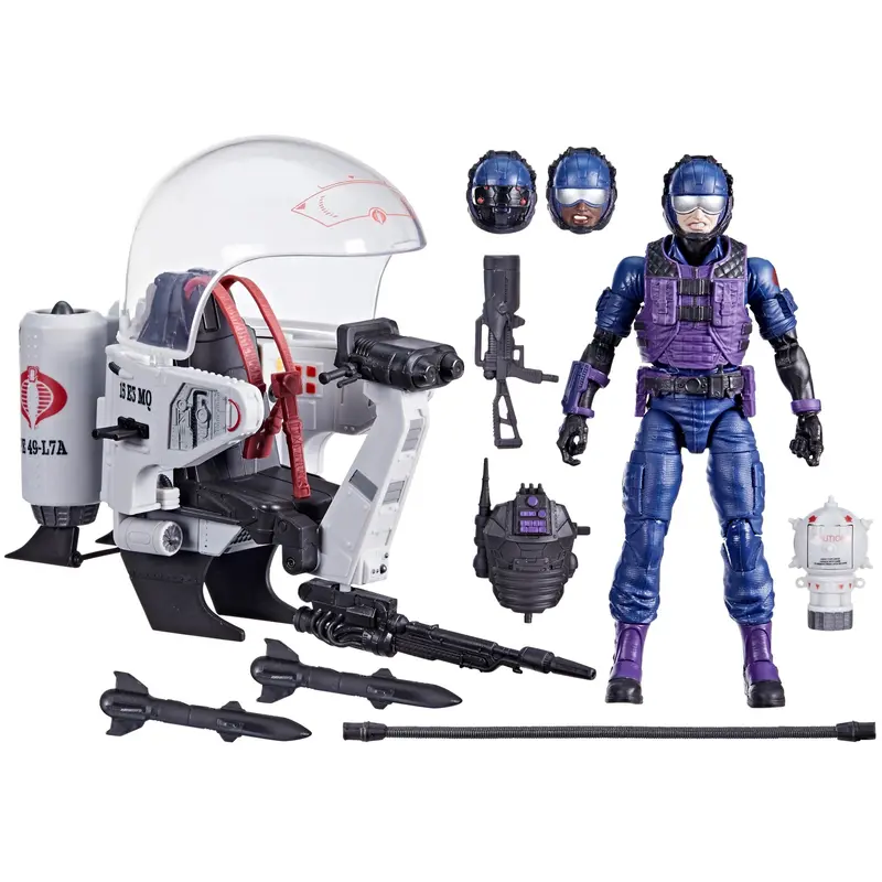 Hasbro G.I. Joe Classified Series #79 Tele-Viper & Cobra Flight Pod (Trubble Bubble) Action Figure And Vehicle 1