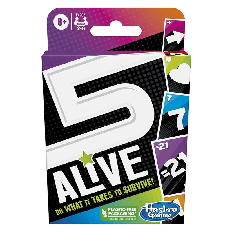 Hasbro Original 5 Alive Card Game - Travel Edition (8 Years Till Grown Ups) 1
