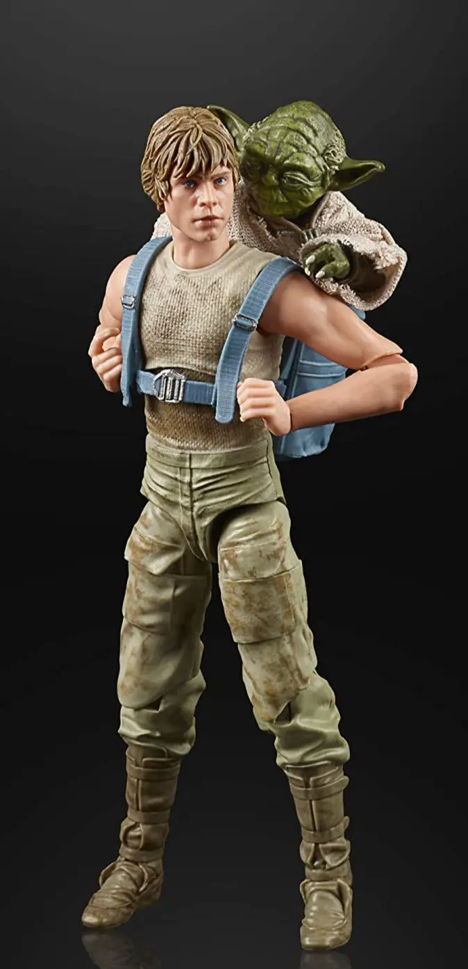 Hasbro Star Wars Black Series 40Th Anniversary Empire Strikes Back Jedi Training Luke And Yoda Action Figure 1