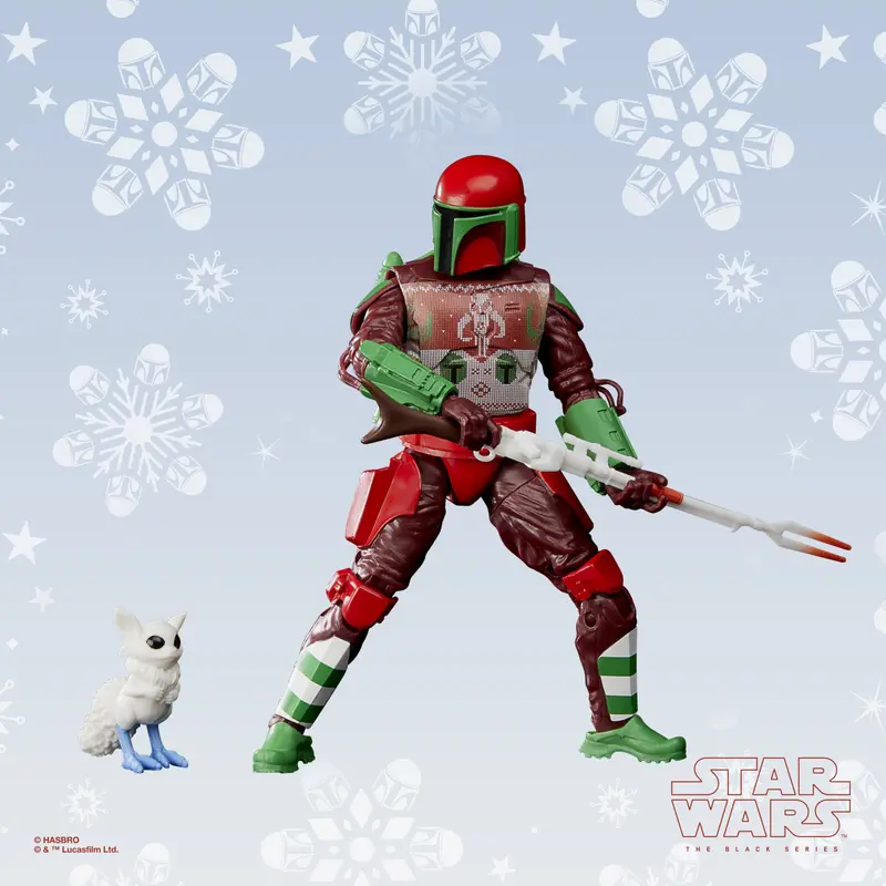 Hasbro Star Wars Black Series Mandalorian Warrior (Holiday Edition) 6 Inch Action Figure 1