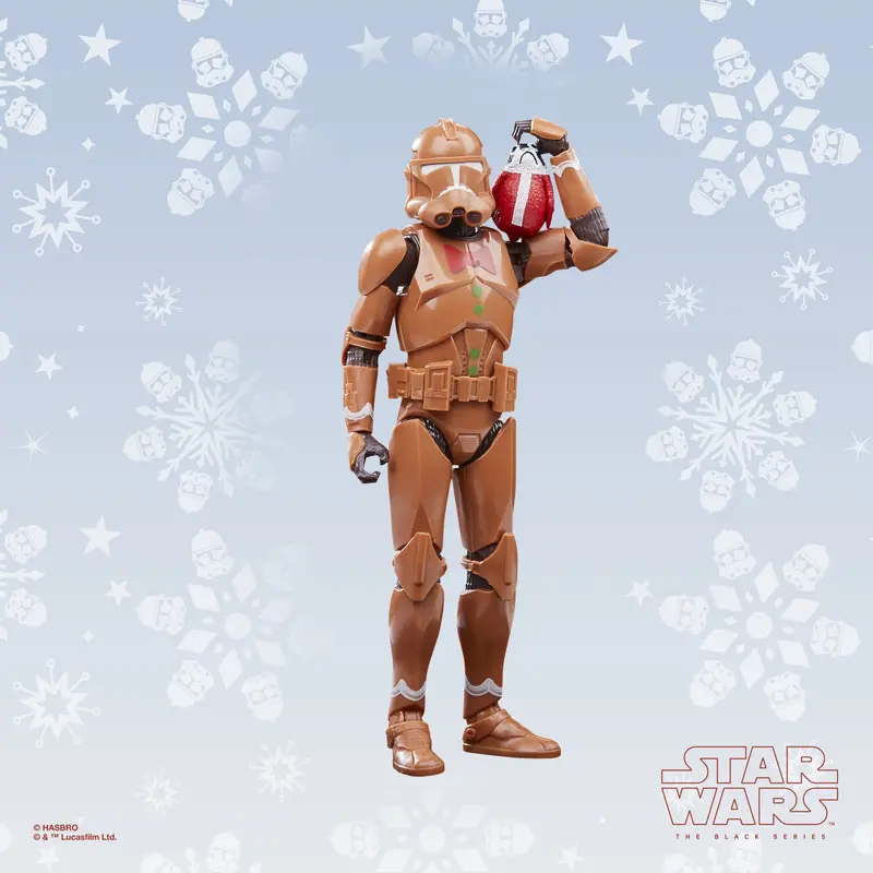Hasbro Star Wars Black Series Phase Ii Clone Trooper (Holiday Edition) 6 Inch Action Figure F5610 1