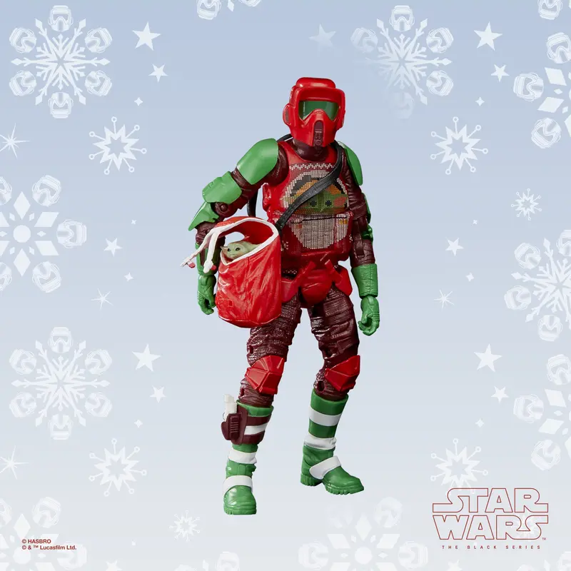 Hasbro Star Wars Black Series Scout Trooper (Holiday Edition) 6 Inch Action Figure F5307 1