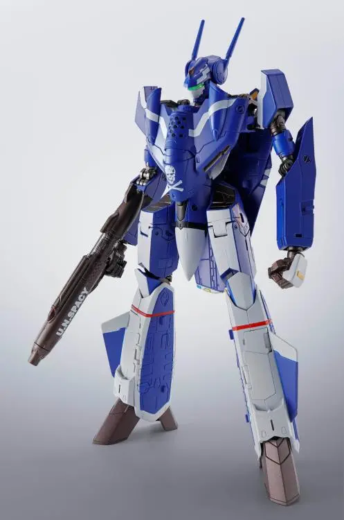 Hi-Metal R Macross Zero Vf-0S Phoenix (Genius Blue Ver.) Die Cast Action Figure 1