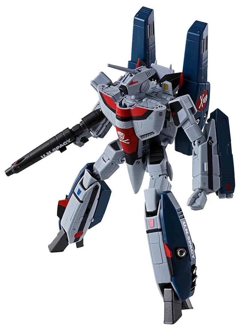 Hi-Metal R Vf-1A Super Valkyrie (Hikaru Ichijo Custom) Super Dimension Fortress Macross Die Cast Action Figure 1