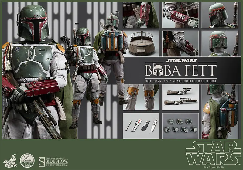 Hot Toys 1/4 Boba Fett Episode Vi Return Of The Jedi Quarter Scale Figure Qs Series Qs003 1