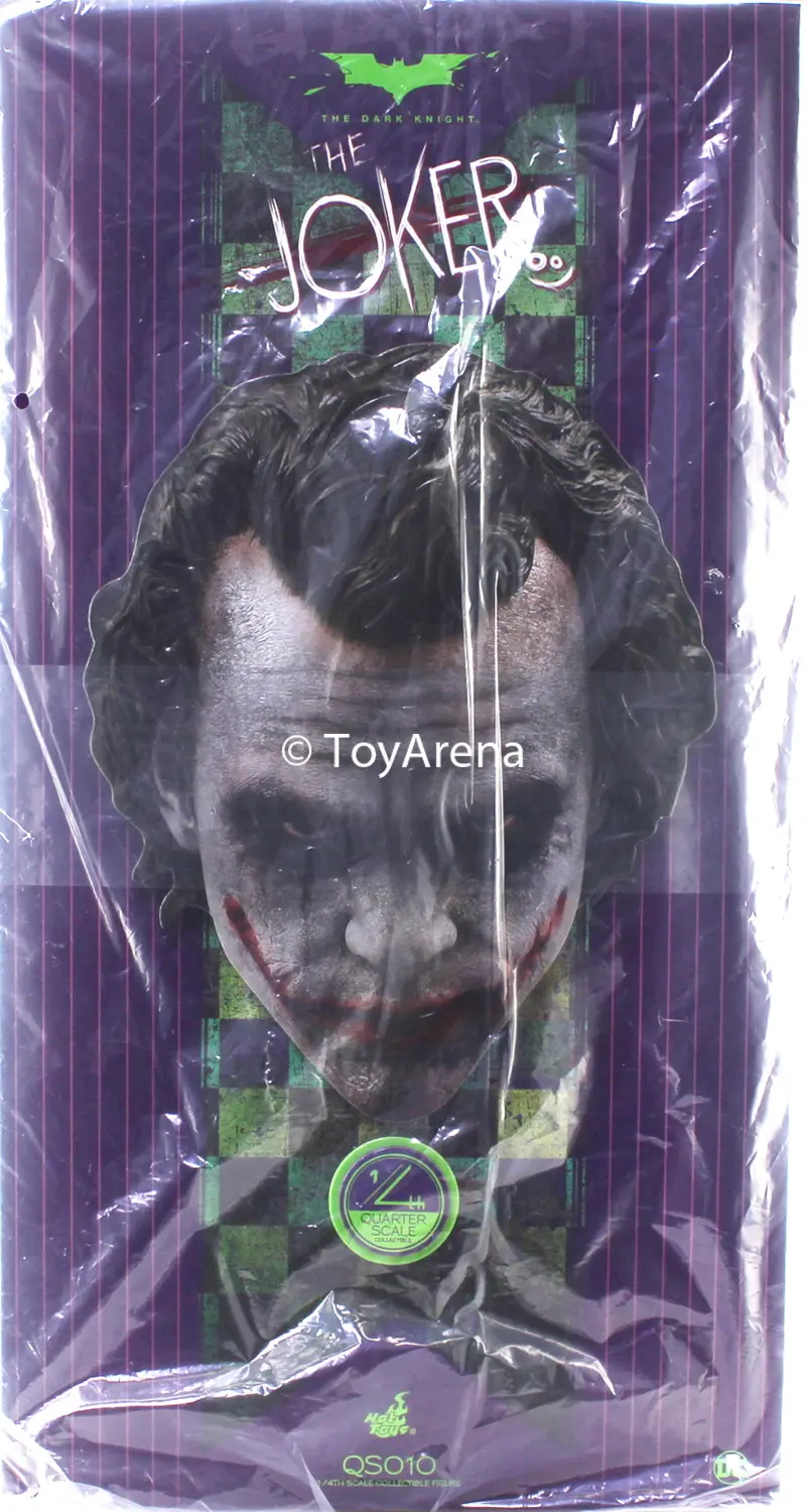Hot Toys 1/4 The Joker Dc Comics The Dark Knight Quarter Scale Qs010 1
