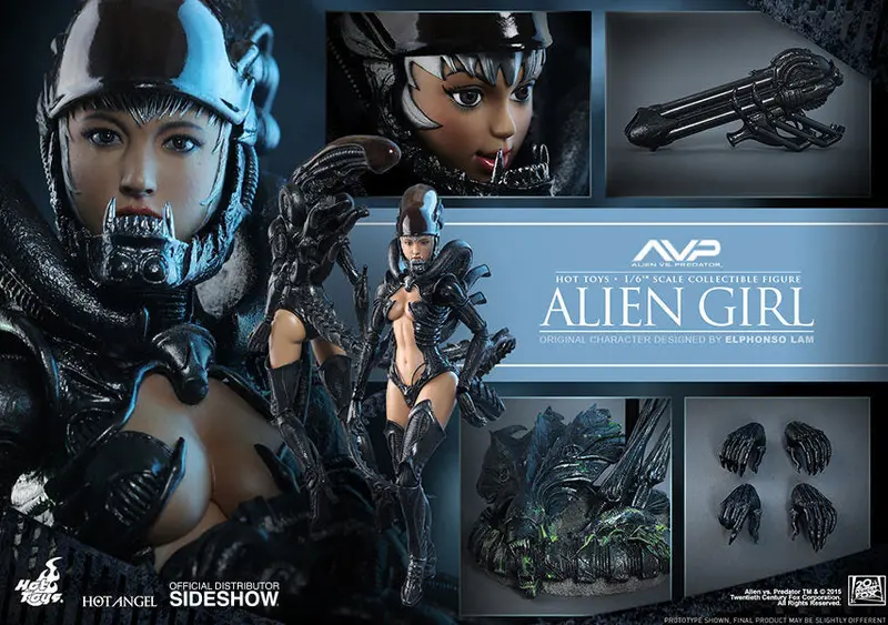 Hot Toys 1/6 Alien V Predator Alien Girl Sixth Scale Figure Has002 1