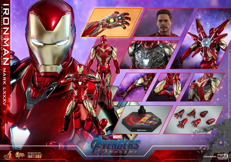 Hot Toys 1/6 Avengers 4 Infinity War Iron Man Mark Lxxxv (85) Sixth Scale Figure Mms528-D30 1