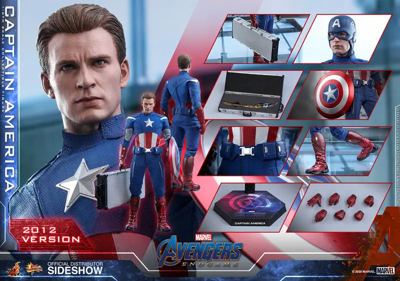 Hot Toys 1/6 Avengers: Endgame Captain America 2012 Ver. Sixth Scale Figure Mms563 1