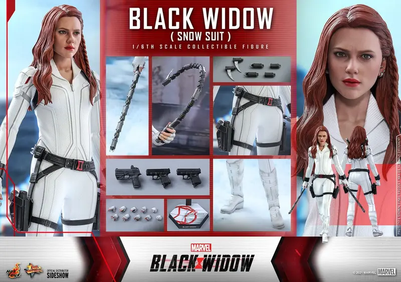 Hot Toys 1/6 Black Widow Black Widow (Snow Suit) Sixth Scale Mms601 1