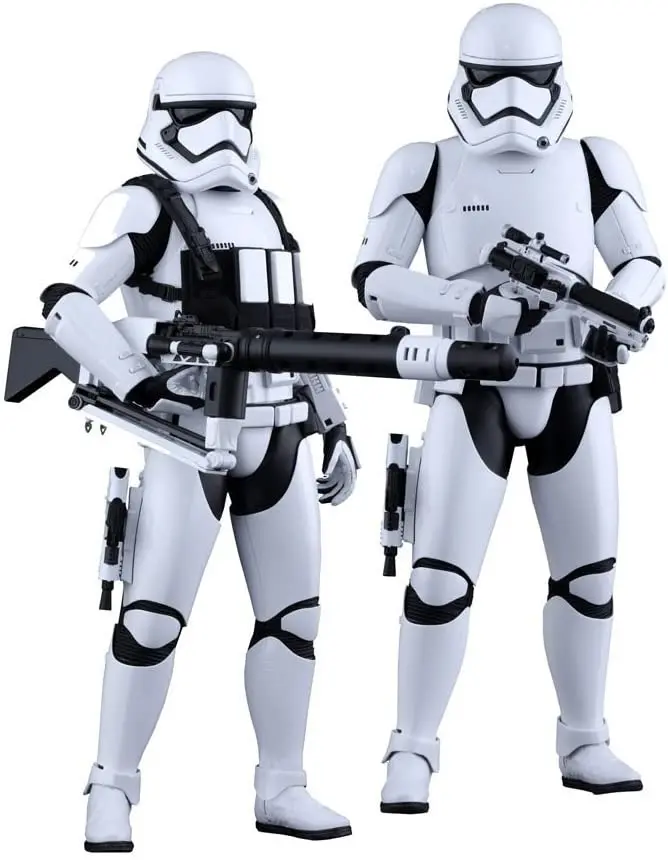 Hot Toys 1/6 First Order Stormtroopers Set Star Wars Episode Vii The Force Awakens Mms319 Sixth Scale Figures 1