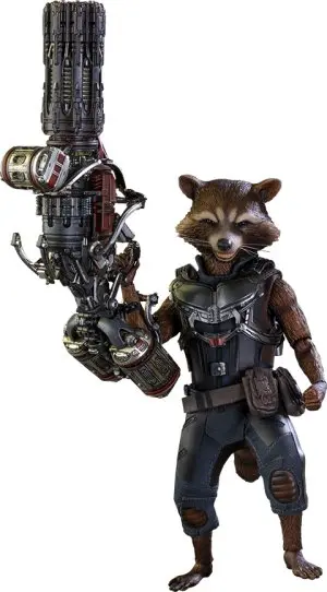 Hot Toys 1/6 Guardians Of The Galaxy Vol. 2 Rocket Racoon Deluxe Ver Sixth Scale Figure Mms411 1