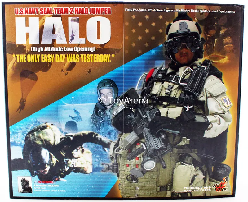 Hot Toys 1/6 Halo High Altitude Low Opening Us Navy Seal Team 2 Halo Jumper Action Figure 1