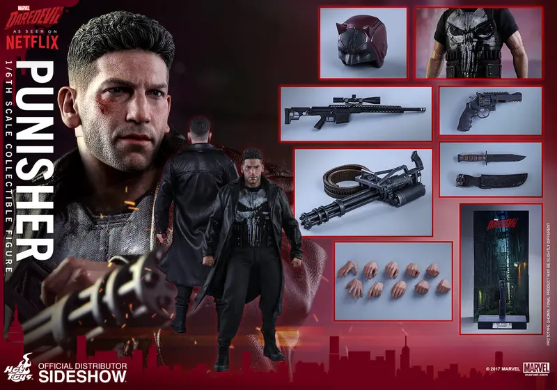 Hot Toys 1/6 Netflix Daredevil The Punisher Scale Figure Tms004 1