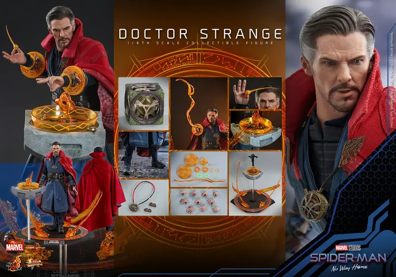 Hot Toys 1/6 Spider-Man: No Way Home Doctor Strange Sixth Scale Figure Mms629 1
