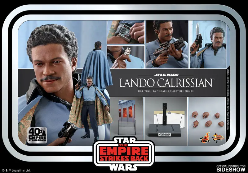 Hot Toys 1/6 Star Wars: Empire Strikes Back 40Th Anniversary Lando Calrissian Sixth Scale Mms588 1