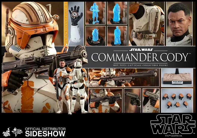 Hot Toys 1/6 Star Wars Episode Iii: Revenge Of The Sith Commander Cody Sixth Scale Mms524 1