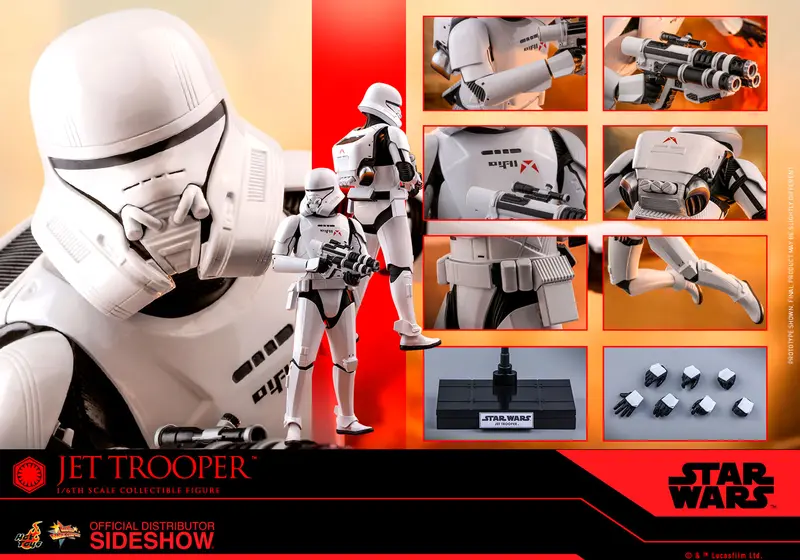Hot Toys 1/6 Star Wars Episode Ix The Rise Of Skywalker Jet Trooper Mms561 Sixth Scale Figure 1
