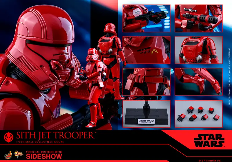 Hot Toys 1/6 Star Wars Episode Ix The Rise Of Skywalker Sith Jet Trooper Mms562 Sixth Scale Figure 1