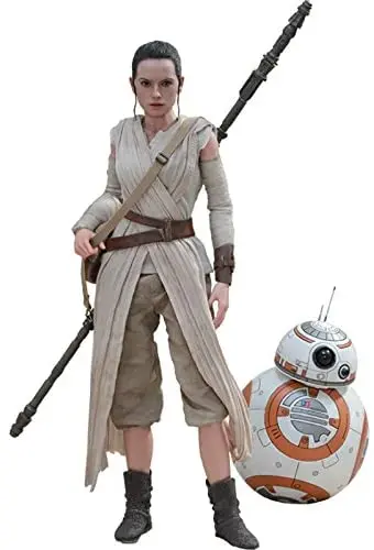 Hot Toys 1/6 Star Wars Episode Vii The Force Awakens Rey And Bb8 Set Sixth Scale Mms337 1