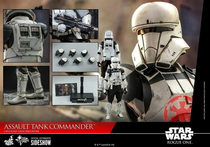 Hot Toys 1/6 Star Wars: Rogue One Assault Tank Commander Sixth Scale Mms587 1