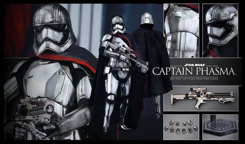 Hot Toys 1/6 Star Wars: The Force Awakens Captain Phasma Sixth Scale Figure Mms328 1