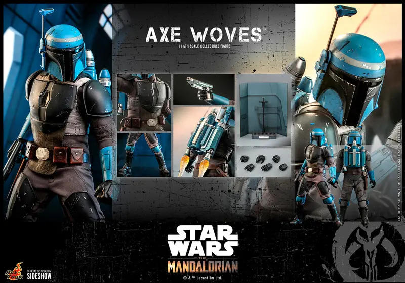 Hot Toys 1/6 Star Wars The Mandalorian 2 Axe Woves Sixth Scale Figure Tms070 1