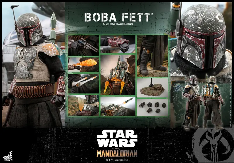 Hot Toys 1/6 Star Wars: The Mandalorian 2 Boba Fett Sixth Scale Figure Tms033 1