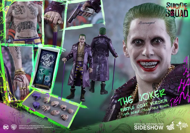 Hot Toys 1/6 Suicide Squad The Joker Purple Coat Ver. Sixth Scale Figure Mms382 1
