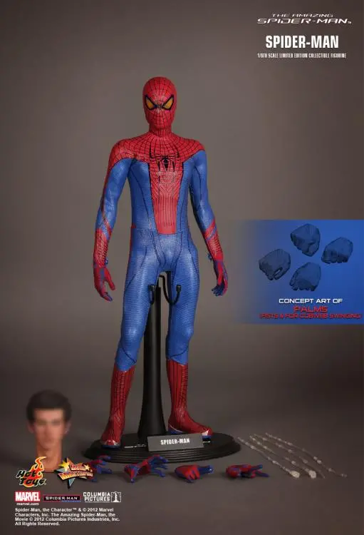 Hot Toys 1/6 The Amazing Spider-Man Spider-Man Sixth Scale Figure Mms179 1