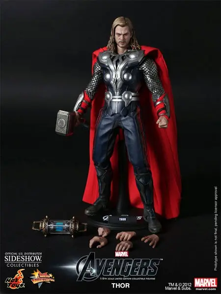 Hot Toys 1/6 The Avengers Thor Sixth Scale Figure Mms175 1