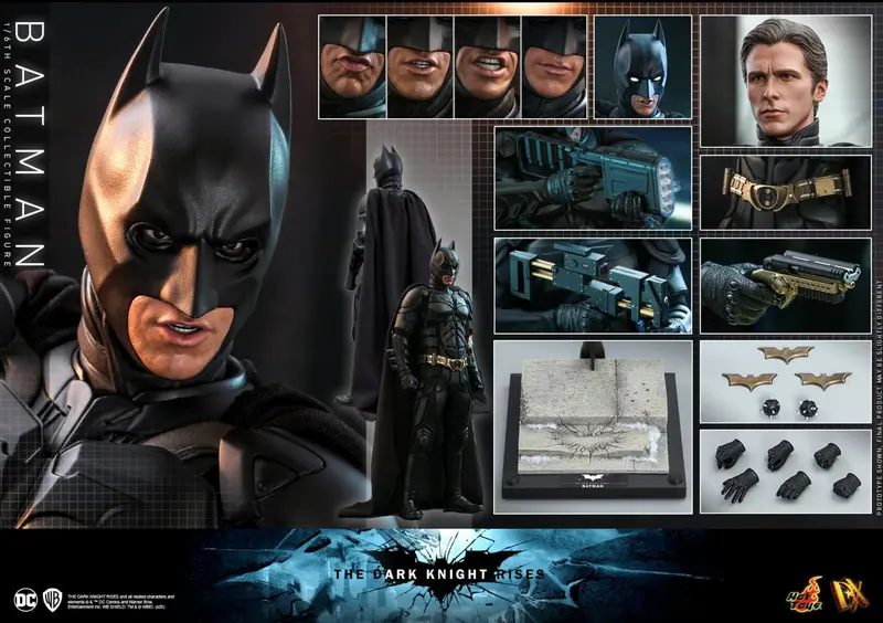 Hot Toys 1/6 The Dark Knight Rises Batman Sixth Scale Figure Dx19 1
