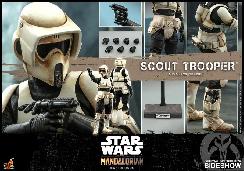 Hot Toys 1/6 The Mandalorian Scout Trooper Scale Figure Tms016 1