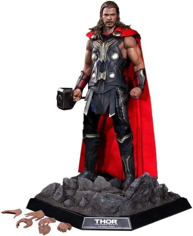Hot Toys 1/6 Thor: The Dark World Thor (Light Asgardian Armor) Sixth Scale Figure Mms225 1