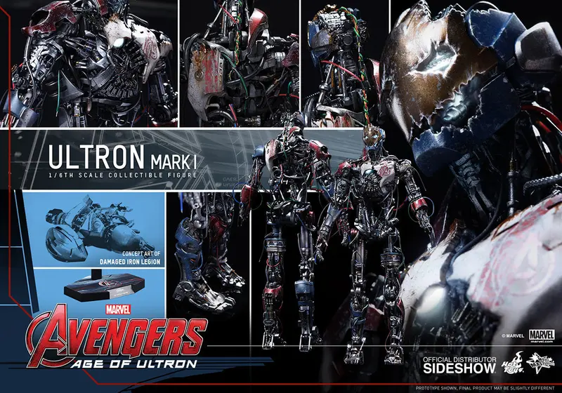 Hot Toys Avengers Age Of Ultron Ultron Mk I (Mk 1) 1/6 Figure Mms292 1