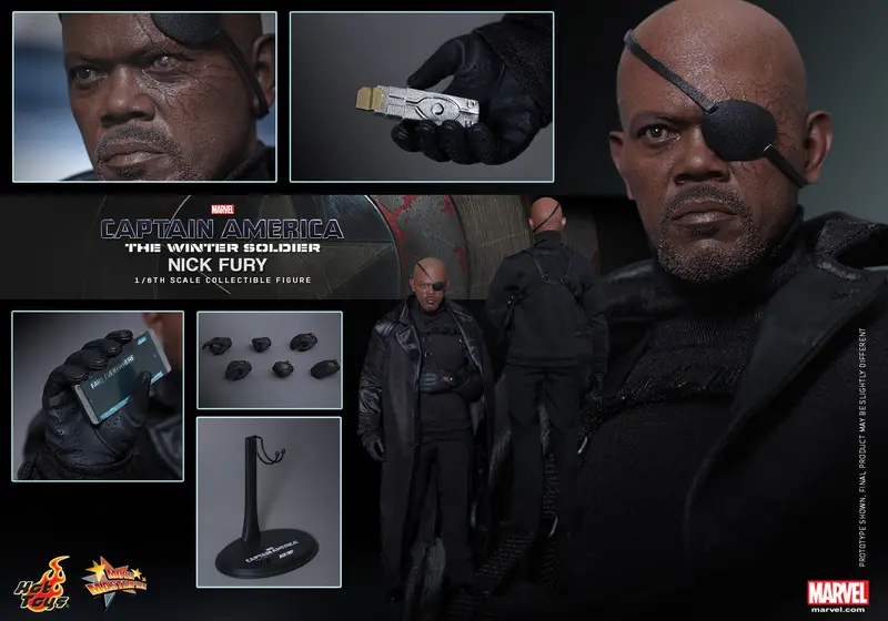 Hot Toys Captain America 2 The Winter Soldier: Nick Fury 1/6 Scale Action Figure Mms315 1