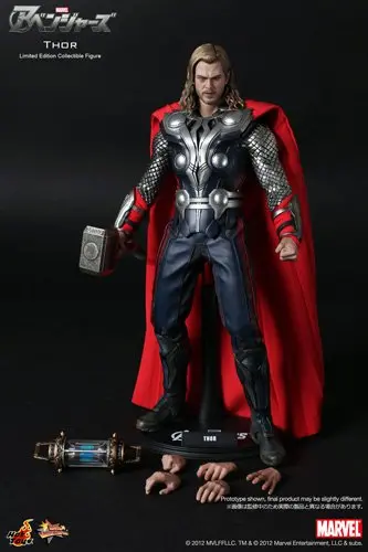 Hot Toys The Avengers Thor 1/6 Scale Action Figure Mms175 1