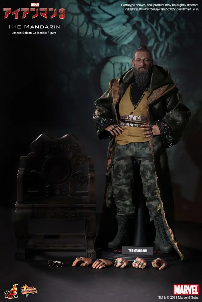 Hot Toys The Mandarin From Marvel Studios Iron Man 3 1/6 Scale Action Figure Mms211 1