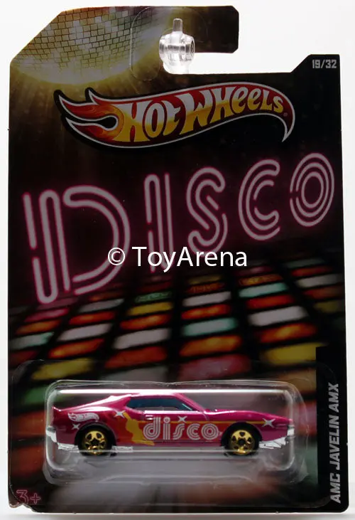 Hot Wheels Disco Amc Javelin Amx Diecast Vehicle 19/32 Pink 1