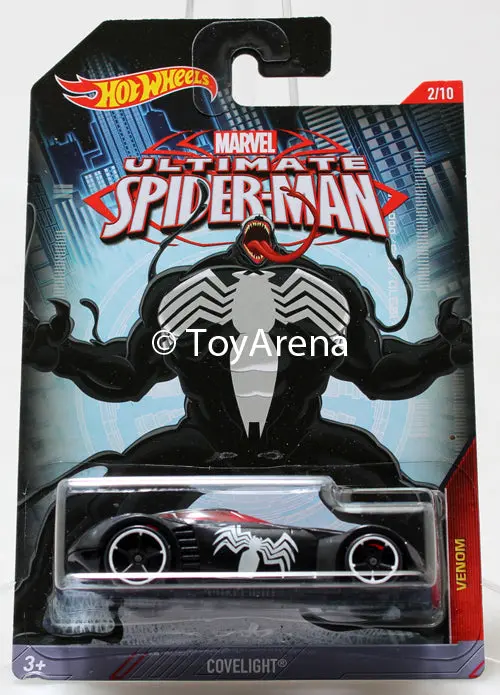 Hot Wheels Marvel Ultimate Spider-Man 2015 Covelight 1/64 Rare Die-Cast 1