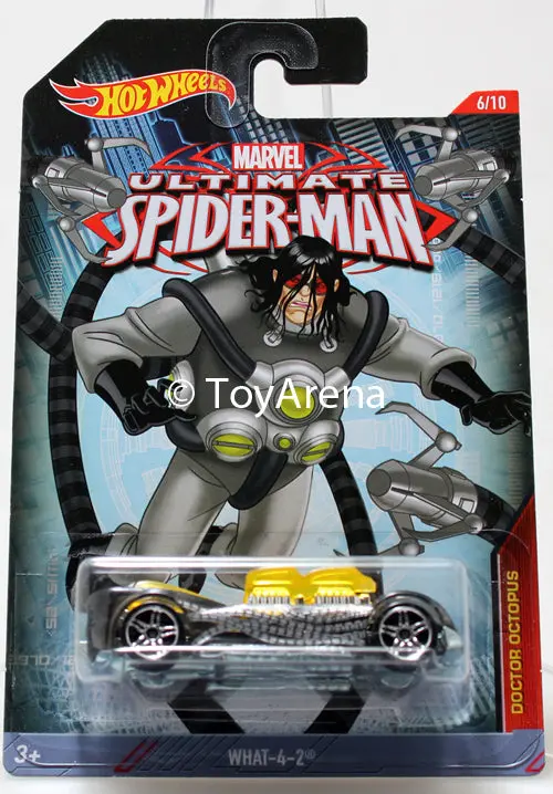 Hot Wheels Marvel Ultimate Spider-Man 2015 What-4-2 1/64 Rare Die-Cast 1