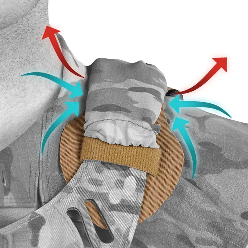 Icevents® Plate Carrier Shoulder Pads - Classic [Heavy Loads] Or Aero [Minimalist/Lighter Loads] (Powermesh Backing) 1