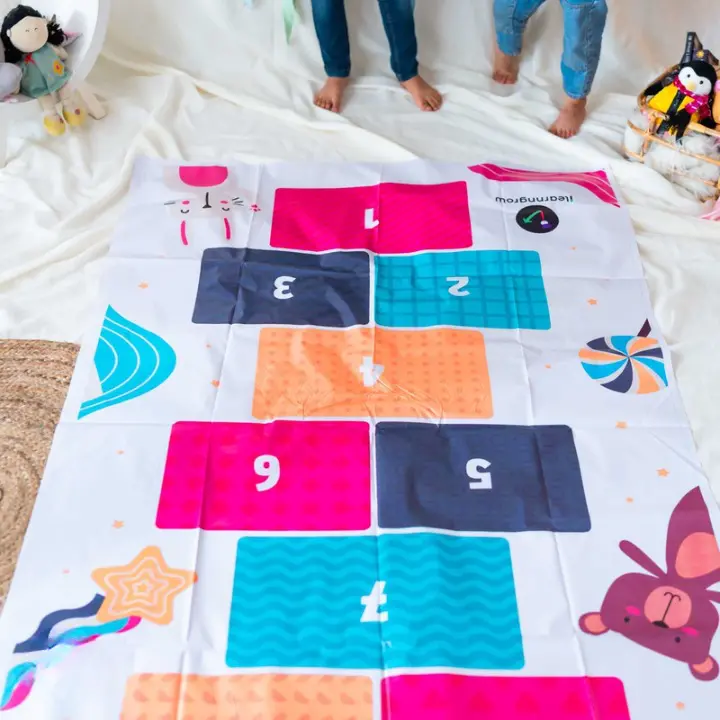 Ilearnngrow Hop Scotch Play Mat (2-10 Years) 1
