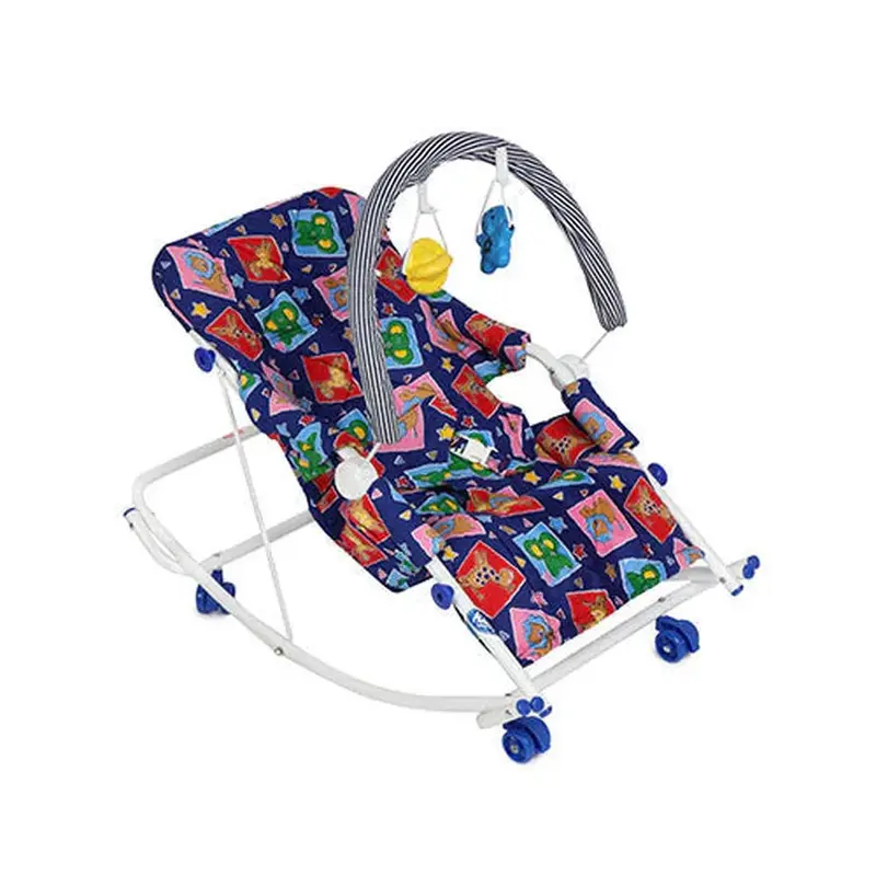 Infanto Rocko 3-In-1 Baby Swing | Converts To Rocker & Cart, Soft Adjustable Seat & Removable Toy Bar 1