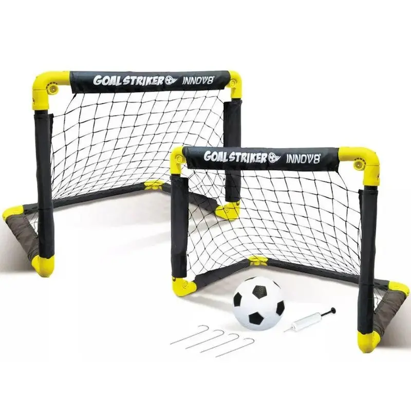 Innov8 Portable Folding Double Mini Soccer Goal Set | Weight- 1.5 Kg (5-10 Years) 1