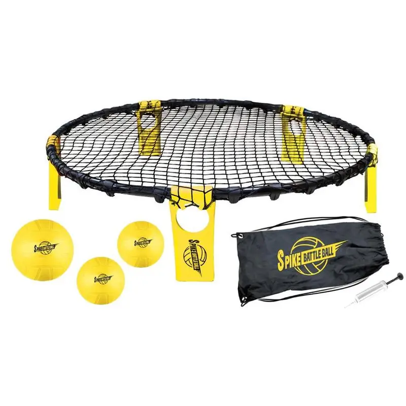 Innov8 Spike Battle Ball Set With Net, 3 Balls, Pump & Bag (5-12 Years) 1