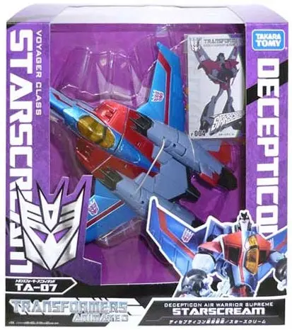 Japanese Transformers Animated - Ta-07 Starscream 1